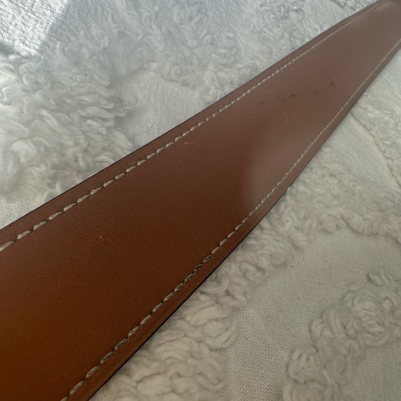 Hermès Constance H Belt Black with Brown Leather Gold Buckle 36 in -39 in - Picture 9 of 12